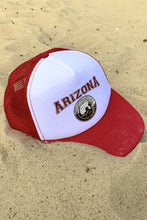 Load image into Gallery viewer, Red Arizona Trucker Hat
